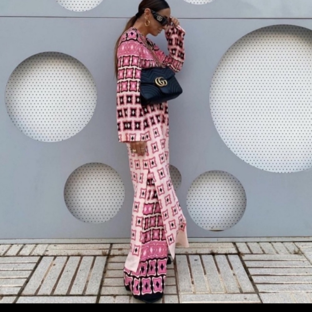 Zara Printed flare pants - Picture 13 of 16